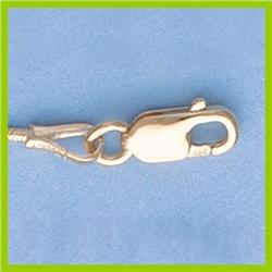 Genuine 16" 14kt Italian Gold-Yellow or White 1.0mm, Rd. Snake Chain Gauge:025, 3.9gr