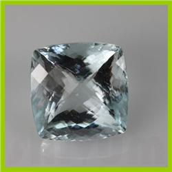 Natural Aqua Marine Cushion Cut AAA 18x18mm 1 pc per lot 25.71ctw @ 55 USD/ct