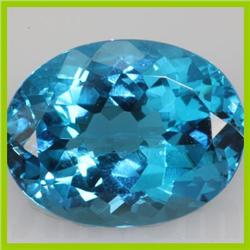 Natural Blue Topaz Oval Cut 17x23mm 4 pcs per lot 35.03ctw @3USD/ct