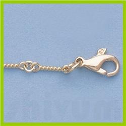 Genuine 16" 14kt Italian Gold-Yellow or White 2.8mm, Dog Bone Medium  Hand Made Chain :6.3gr