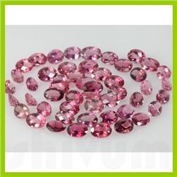 Natural Pink Tourmaline Oval Cut Extra Fine 5x5mm 37 pcs per lot 28.45ctw @80 USD/ct