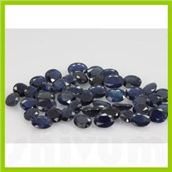 Natural Dark Sapphire Oval Cut 8x10mm 20 pcs per lot 71.97ctw @ 4.5USD/ct