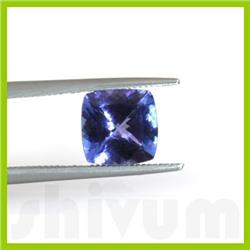 Genuine Natural 2.12 ctw Tanzanite Square Cut AAA 7.5mm