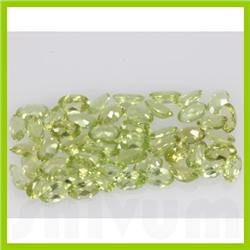 Natural Peridot Oval Cut 5x7mm 428.74ctw @2.5USD/ct