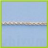 Image 2 : Genuine 16" 14kt Italian Gold-Yellow 1.5mm, D/C  Rope Chain Gauge:D/C or Reg.,  3.9gr