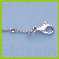 Genuine 16" 14kt Italian Gold-Yellow or White 2.3mm, Dog Bone Small  Hand Made Chain :3.8gr