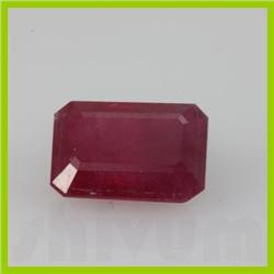 Natural Ruby Emerald Cut 7x9mm 1 pc per lot 2.65ctw @ 1200USDD/ct