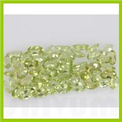 Natural Peridot Opal Cut 3x5mm 117.5ctw @1.1 USD/ct
