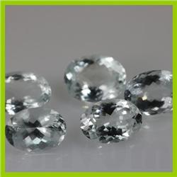 Natural Aqua Marine Oval Cut AA 10x14mm 5 pcs per lot 29.15ctw @ 15 USD/ct