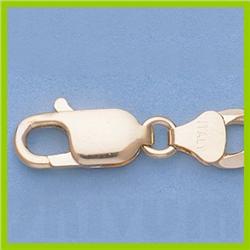 Genuine 16" 14kt Italian Gold-Yellow 7.0mm, Figaro Chain Gauge:180, 30gr