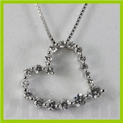 Genuine 0.5ctw Diamond Necklace 14K Gold 1.64g