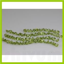 Natural Peridot Cushion Cut 7x7mm 109.41ctw @5 USD/ct