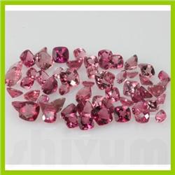 Natural Pink Tourmaline Cushion Cut 4x5x6mm 24 pcs per lot 11.41ctw @35 Usd/ct