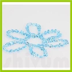 Natural Blue Topaz Oval Cut 6x8 mm 37 pcs per lot 77.28ctw @ 1.75USD/ct