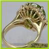 Image 3 : Genuine  7.76 ctw  Peridot Ring  14KT Yellow Gold  Ring Size  