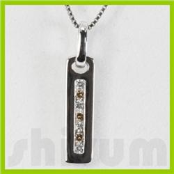 Genuine 0.1ctw Diamond Necklace 14K Gold 1.22g