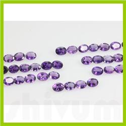 Natural Amethyst Opal Cut 6x8mm 49.76ctw @3.5USD/ct