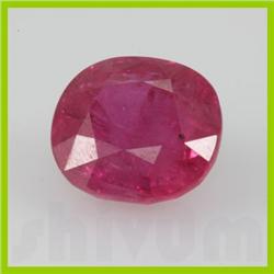 Natural Ruby Cushion Cut 9.5x10mm 1 pc per lot 5.2ctw @ 400USDD/ct