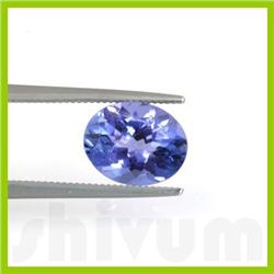 Genuine Natural 2.4 ctw Tanzanite Oval Cut AAA 8x10mm
