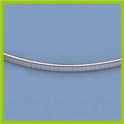 Genuine 14kt Italian 3mm, Omegas Half Round, 18.9gr