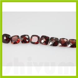 Natural Red Garnet Square Cushion Cut AAA 6x12mm 23 pcs per lot 34.52ctw @ 7USD/ct