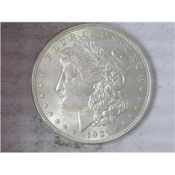 1921 MORGAN SILVER DOLLAR (UNC)