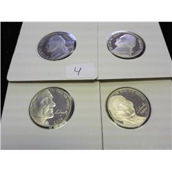 2001-S, 04-S, 05-S & 06-S JEFFERSON NICKELS PROOF