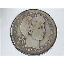 1915-D BARBER QUARTER