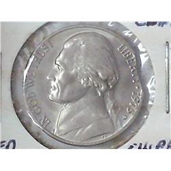 ERROR 1975-D CLIPPED PLANCHET JEFFERSON NICKEL