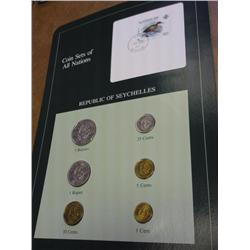 SEYCHELLES COIN & STAMP SET (UNC)