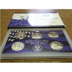 2001 US 50 STATE QUARTERS PROOF SET