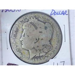 1903-S MORGAN SILVER DOLLAR (BETTER DATE)