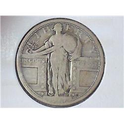 1917 TYPE I STANDING LIBERTY QUARTER
