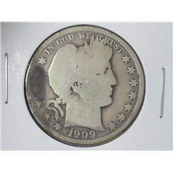 1909-O BARBER HALF DOLLAR