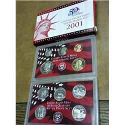 2001 US SILVER PROOF SET (BETTER SET)