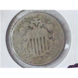 1868 SHIELD NICKEL