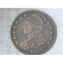 1834 BUST HALF DOLLAR (VERY FINE)