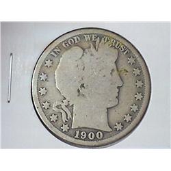 1900-S BARBER HALF DOLLAR
