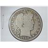 Image 1 : 1900-S BARBER HALF DOLLAR