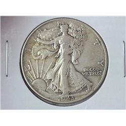 1943 WALKING LIBERTY HALF DOLLAR