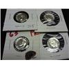 Image 1 : 1961-64 SILVER ROOSEVELT DIMES PROOF 4 COINS
