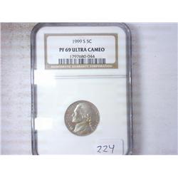 1999-S JEFFERSON NICKEL NGC PF69 ULTRA CAMEO