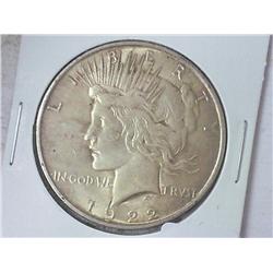1922 PEACE SILVER DOLLAR