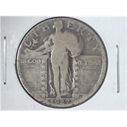 1927-S STANDING LIBERTY QUARTER (SEMI-KEY)