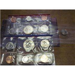 1996 US MINT SET (UNC) P/D WITH 96-W DIME