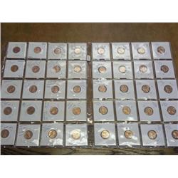 60 UNC LINCOLN CENTS WITH MINOR ERRORS ETC...
