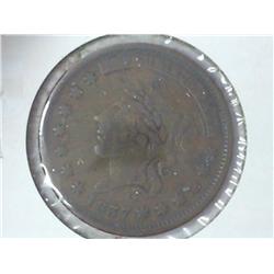1837 HARD TIMES TOKEN GEORGE A JARVIS NY