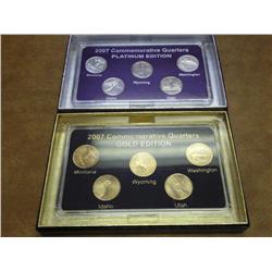 2-2007 STATE QUARTER SETS (UNC)
