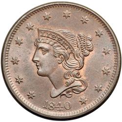 1840 N-9 R3 Large Date MS63.