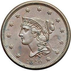 1840 N-12 R1 Small Date MS60.